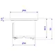 Bachmann 926.000 Pix rond inbouwstopcontact RA met 0,2 m kabel en Wieland GST18i3-stekker zwart/wit