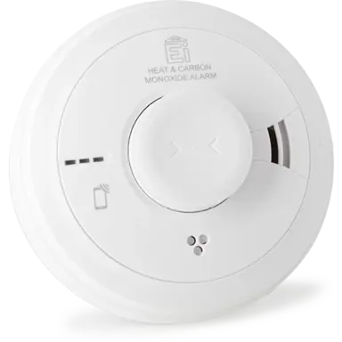 Ei EI3028 multi-sensormelder hitte en CO 230V met oplaadbare back-up batterij