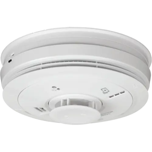 Ei EI3030 multi-sensormelder hitte en rook en CO 230V met oplaadbare back-up batterij