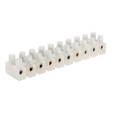 Wieland 21.311.1253.0 kroonsteen 4mm² 12-polig wit draadbescherming