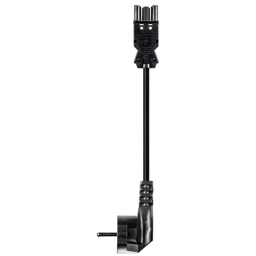 Wieland 92.232.2507.1 GST18 netsnoer 2.5 meter 1.5mm² 16A 3-polig zwart