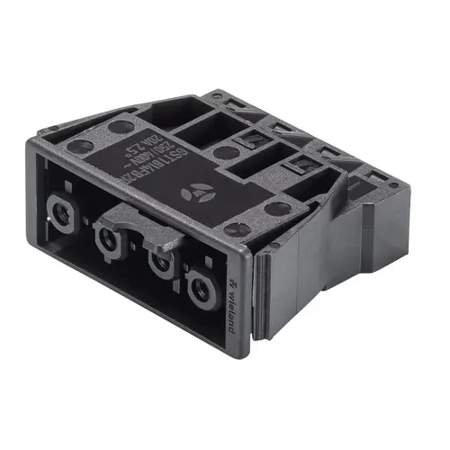 Wieland 92.041.9658.1 GST18I4 connector contrastekker female 4-polig 400V 20A IP20 halogeenvrij zwart