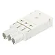 Wieland 92.934.0053.0 GST18I3 connector stekker male 3-polig 250V 20A IP40 halogeenvrij wit