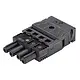 Wieland 92.943.0053.1 GST18I4 connector contrastekker female 4-polig 400V 20A IP40 halogeenvrij zwart