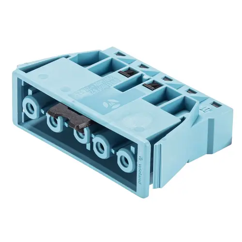 Wieland 92.051.8658.0 GST18I5 connector contrastekker female 5-polig 400V 20A IP20 halogeenvrij pastelblauw