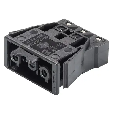 Wieland 92.031.7658.1 GST18I3 connector contrastekker female 3-polig 250V 20A IP20 halogeenvrij zwart