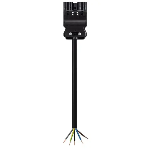 Wieland 92.257.3004.1 GST18I5 aansluitsnoer male 3 meter 5-polig 1,5mm² 16A zwart