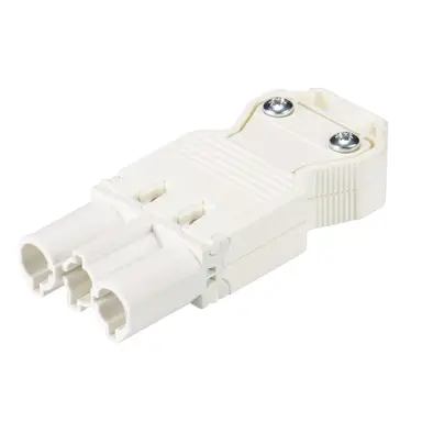 Wieland 92.932.3053.0 GST18I3 connector stekker male 3-polig 250V 20A IP40 halogeenvrij wit