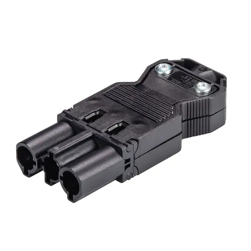 Wieland 92.932.3053.1 GST18I3 connector stekker male 3-polig 250V 20A IP40 halogeenvrij zwart