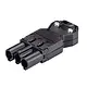 Wieland 92.932.3053.1 GST18I3 connector stekker male 3-polig 250V 20A IP40 halogeenvrij zwart