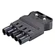 Wieland 92.954.4053.1 GST18I5 connector stekker male 5-polig 250V 20A IP40 halogeenvrij zwart