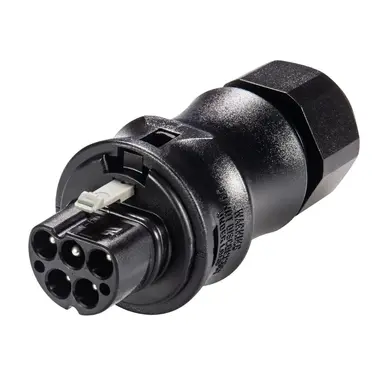 Wieland 96.052.4153.1 RST20i5 connector 5-polig 400V 20A IP66/IP68/IP69 halogeenvrij zwart