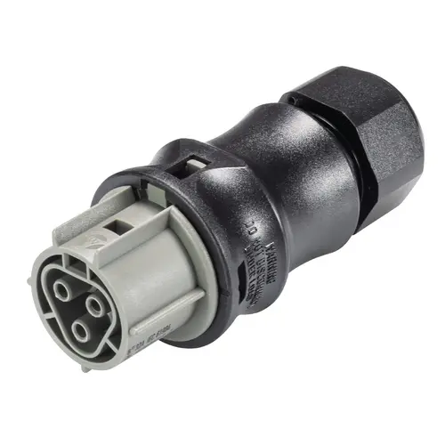 Wieland 96.031.4154.3 RST25i3 connector 3-polig 250V 25A IP66/IP68/IP69 halogeenvrij grijs