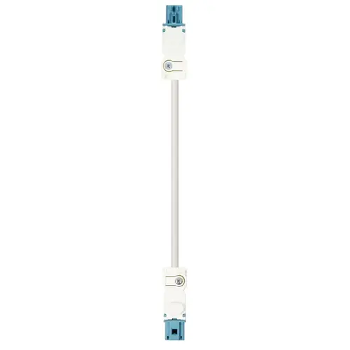 Wieland 91.222.3050.9 GST15i2 koppelsnoer halogeenvrij female 3 meter 2-polig 1,5mm² 6A 250V pastelblauw