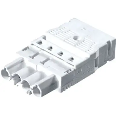 Wieland 92.944.0053.0 GST18I4 connector stekker male 4-polig 400V 20A IP40 halogeenvrij wit