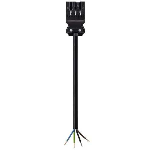 Wieland 92.207.0504.1 GST18I4 aansluitsnoer male 0.5 meter 4- polig 1,5 mm² 16A zwart
