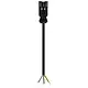 Wieland 92.232.5054.1 GST18I3 aansluitsnoer halogeenvrij male 5 meter 3-polig 1,5mm² 16A zwart