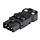 Wieland 91.932.3053.1 GST15i3 kabelsteker male schroef zwart 100 stuk