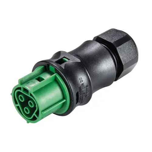 Wieland 96.031.4055.7 RST20i3 connector 3-polig 400V 20A IP66/IP68/IP69 halogeenvrij groen