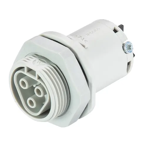 Wieland 96.031.5053.0 RST20i3 connector 3-polig 250V 20A IP66/IP68/IP69 halogeenvrij grijs