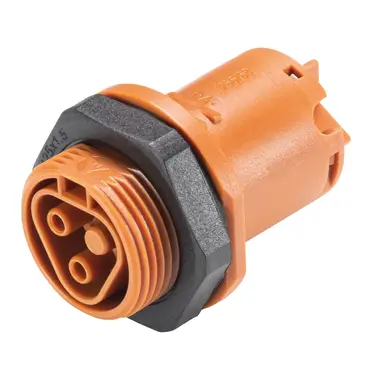 Wieland 96.021.5051.4 RST20i2 connector 2-polig 50V 20A IP66/IP68/IP69 halogeenvrij bruin