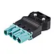 Wieland 92.944.3353.0 GST18i4 connector stekker male 4-polig 400V 20A IP40 halogeenvrij turquoise