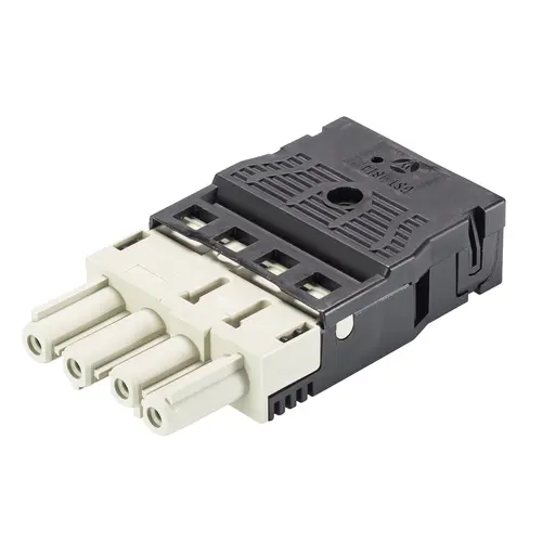 Wieland 92.943.0153.0 GST18i4 kabelsteker female grijs veerklem
