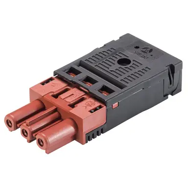 Wieland 92.933.0453.0 GST18i3 connector contrastekker female 3-polig 250V 20A IP40 halogeenvrij bruin