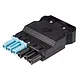 Wieland 92.969.0358.1 GST18i6 connector contrastekker female 6-polig 400V 20A IP40 halogeenvrij zwart / pastelblauw