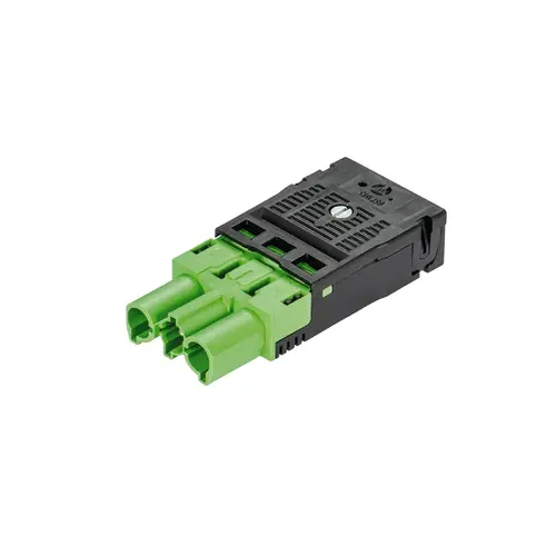 Wieland 92.934.0753.0 GST18i3 connector stekker male 3-polig 250V 20A IP40 halogeenvrij groen