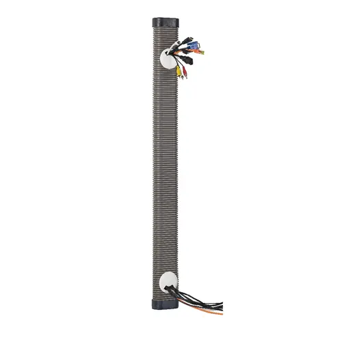 Frankische 294 10 092 multimediabuis set 92x50mm met 2 kabeldoorvoeren en 2 einddoppen 1,5 m grijs