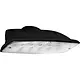 HBI 2L0500WSB opbouw wandarmatuur met lichtsensor LED 5W 4000K IP65 zwart