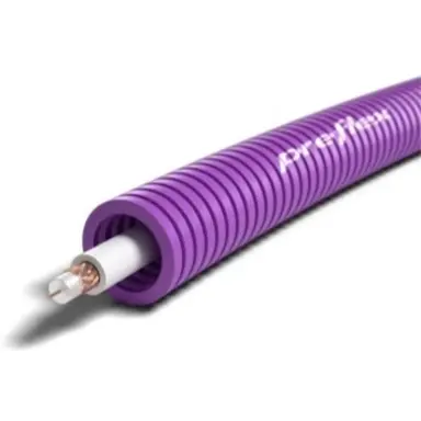 Preflex 1234003174 flexibele buis 16 mm voorbedraad met COAX kabel rol 100 meter