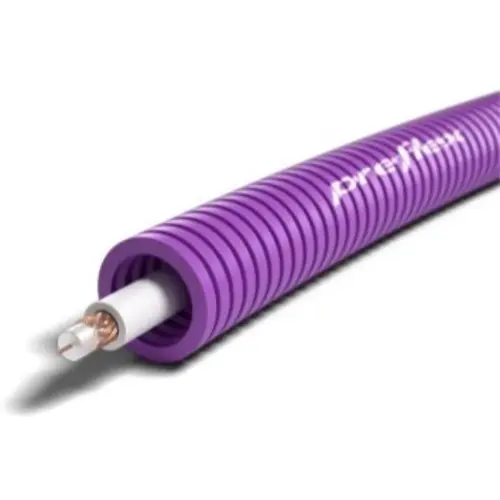Preflex 1234003174 flexibele buis 16 mm voorbedraad met COAX kabel rol 100 meter