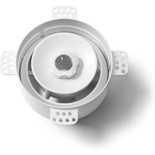 VentWorks 8720892238917 NoShow instucbaar ventilatieventiel 125 mm wit OP=OP