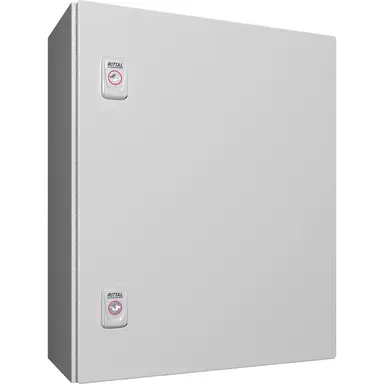 Rittal 1045000 AX wandkast met deur 400x500x210mm plaatstaal RAL 7035