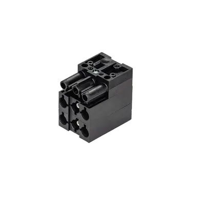 Wieland 93.030.5053.0 GST18i3 verdeler 1 naar 5 16A 3-polig zwart