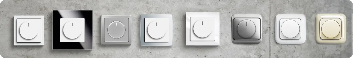 Busch-Jaeger dimmer designs