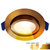 EcoDim ED-10094 LED-inbouwspot IP54 dimbaar 75mm rond 23mm inbouwdiepte 2700K/3000K/dim-to-warm brons