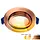 EcoDim ED-10103 LED-inbouwspot IP54 dimbaar 75mm rond 23mm inbouwdiepte 2700K/3000K/dim-to-warm brushed copper
