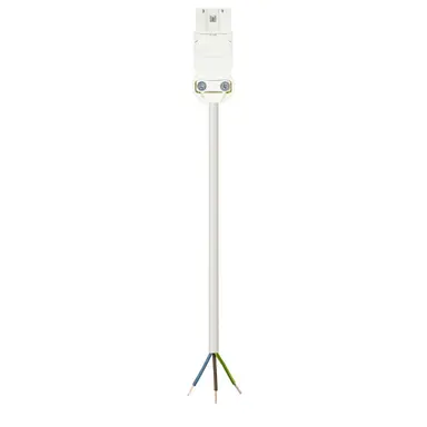 Wieland 91.232.2004.2 GST15i3 aansluitsnoer male 1,5mm² 2 meter PVC ECA wit