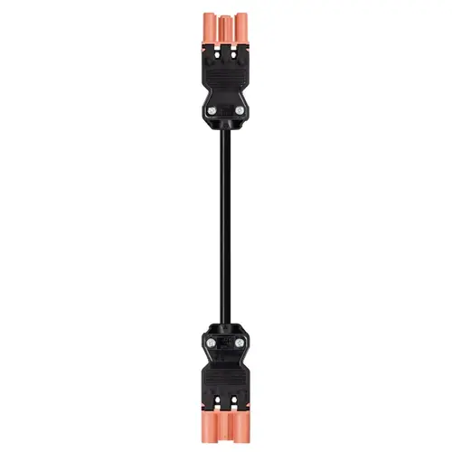 Wieland 92.238.1060.5 GST18i3 koppelsnoer halogeenvrij 1 meter 3-polig 2,5mm² 20A zalm roze