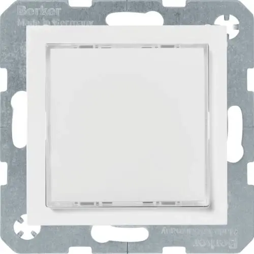 Berker 29531909 lichtsignaaleenheid 230V witte LED S1/B3/B7 wit mat