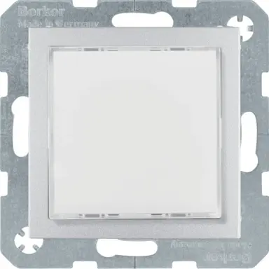 Berker 29531404 lichtsignaaleenheid 230V witte LED S1/B3/B7 aluminium mat