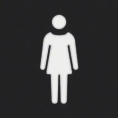 Berker 19058002 folie vierkant met symbool vrouw