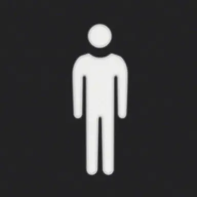 Berker 19058001 folie vierkant met symbool man