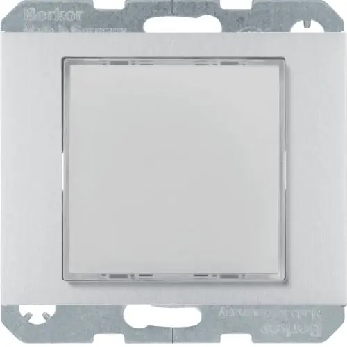 Berker 29537003 lichtsignaaleenheid 230V witte LED K5 aluminium