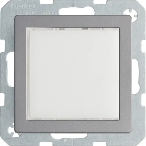 Berker 29536084 lichtsignaaleenheid 230V witte LED Q1/Q3/Q7 aluminium