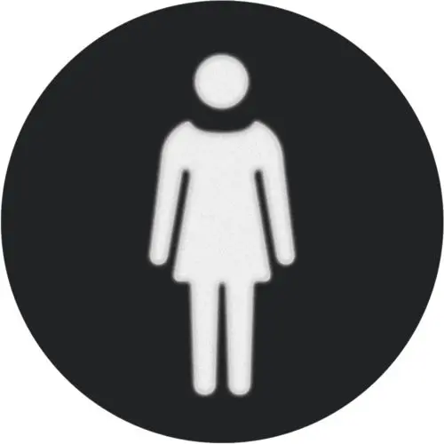 Berker 19058007 folie rond met symbool vrouw
