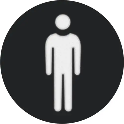 Berker 19058006 folie rond met symbool man